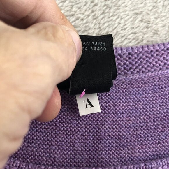 Eileen Fisher Womens Cardigan & Tank Set Size XS Lot Of Two Purple Casual Chic - Picture 7 of 11